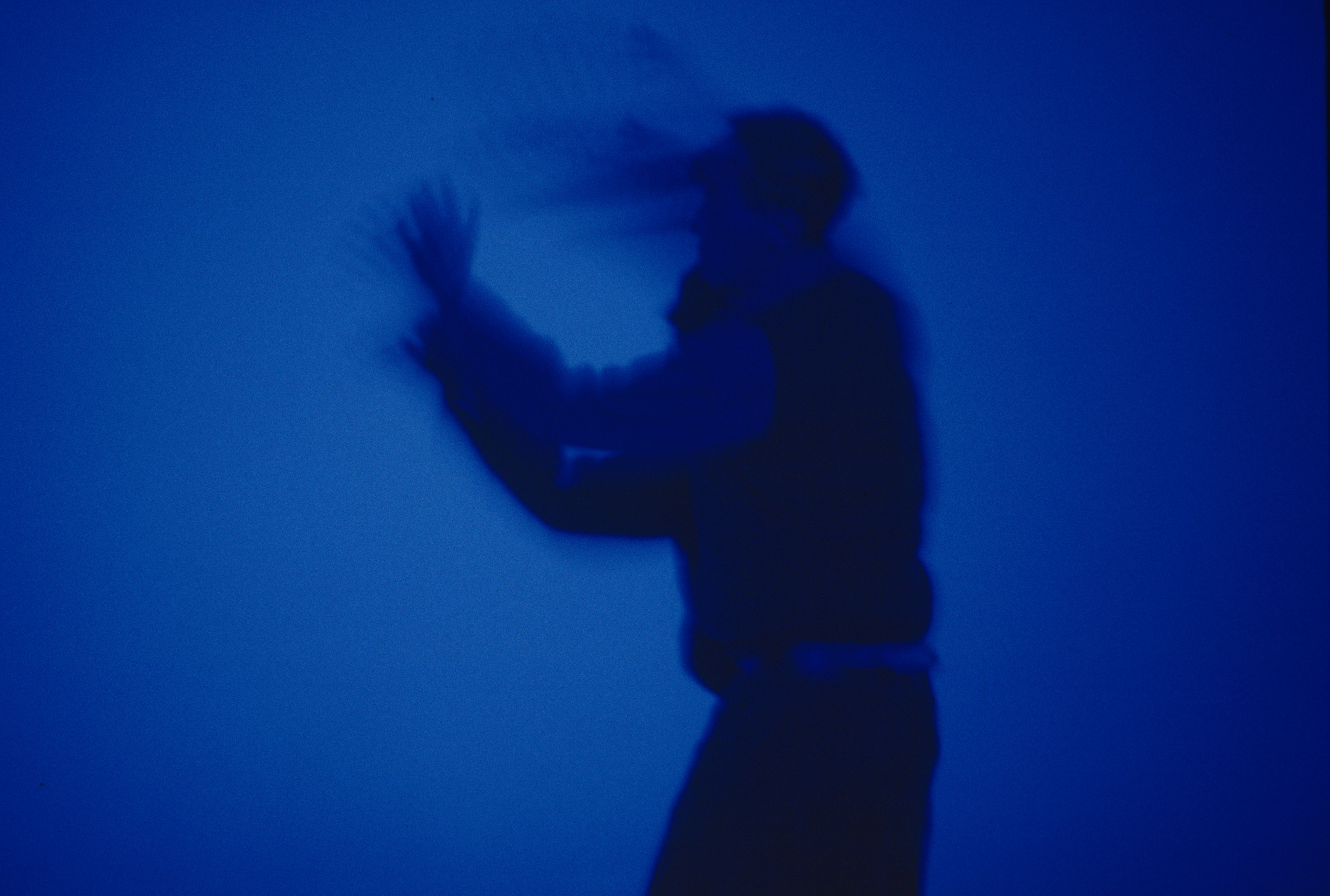 Still from Blue, director Derek Jarman, 1993.