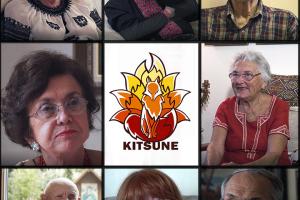 close-ups of multiple older people