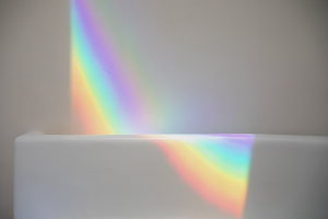 A light prism inside the Dwan Light Sanctuary in Montezuma, New Mexico.