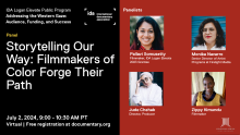 Storytelling Our Way Filmmakers of Color Forge Their Path flyer
