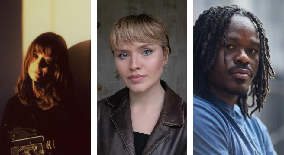 Headshot collage of Blake Knecht, Gríma Eir Geirs Irmudóttir, and Shawn Antoine II.