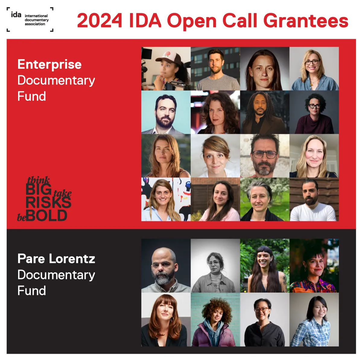IDA Open Call 2024 Grantees